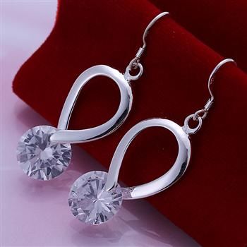 LQ E175 CZ DROP EARRINGS